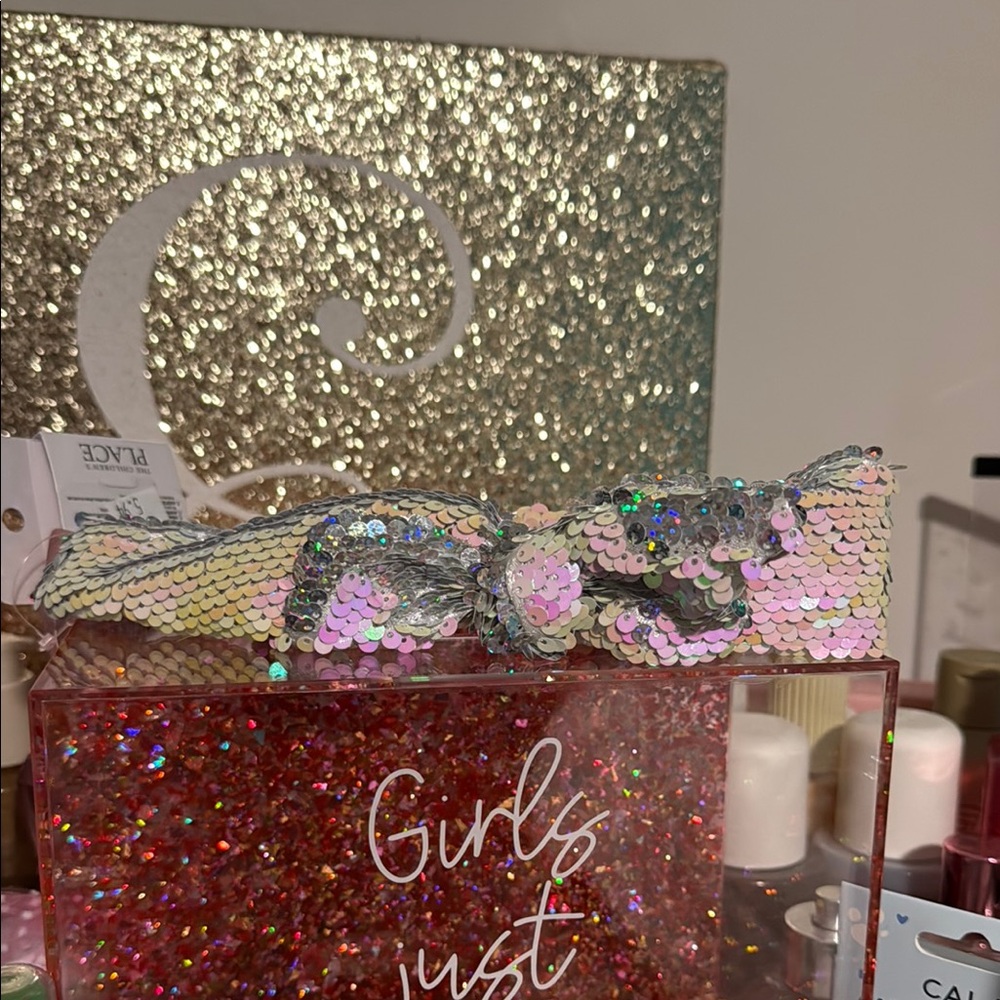 Sequin Bow Headband